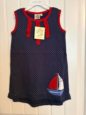 NWT Luigi Kids Nautical Dress